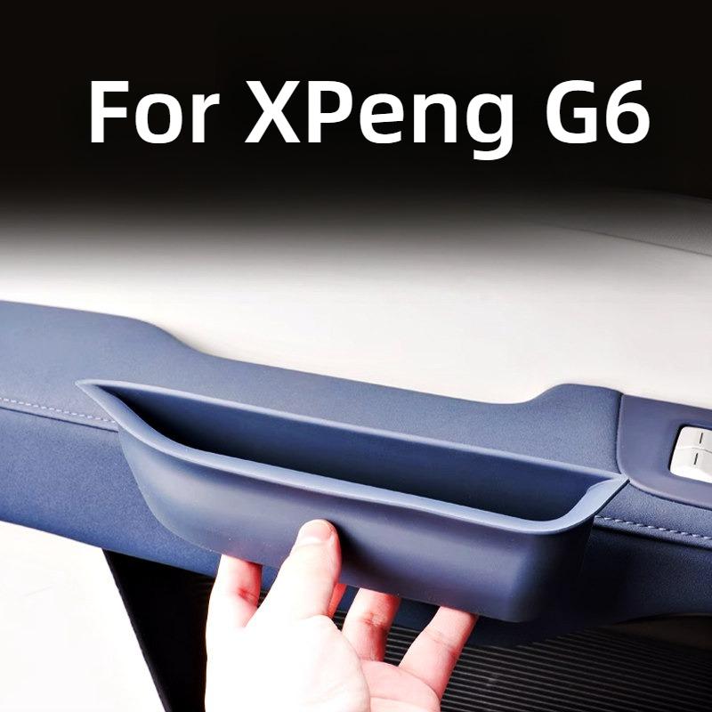 Fit For XPeng G6 Car Specialized Door Storage Box Armrest Organizer Door Handle Slot Bin Modification
