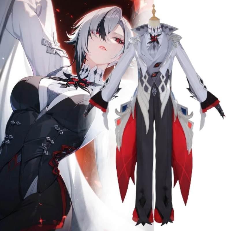 Impact Arlecchino Genshin Cosplay Costume Game Cartoon Virtual Character Party