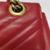 [Pre-Owned] Gucci GG Marmont Small Matelassé Shoulder Bag 'Red' - Good #44IV2R