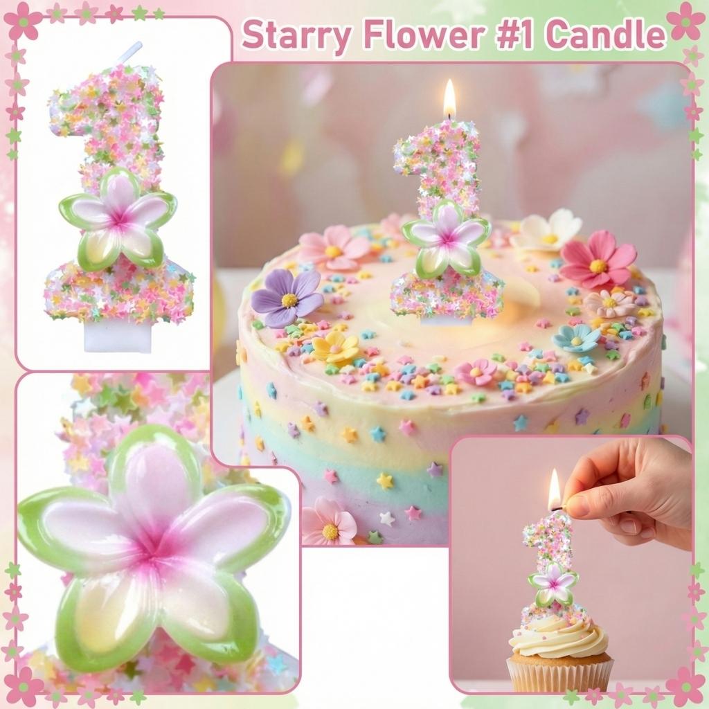 Fashion Cartoon Creative Birthday Candles Party Digital Candles