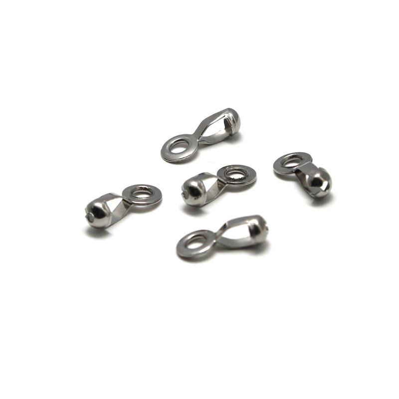 1.5 2.4 3.2 mm Stainless Steel Metal Ball Bead Chains Connector Accessories Chains Bulk For Necklace Keychain DIY Jewelry Making