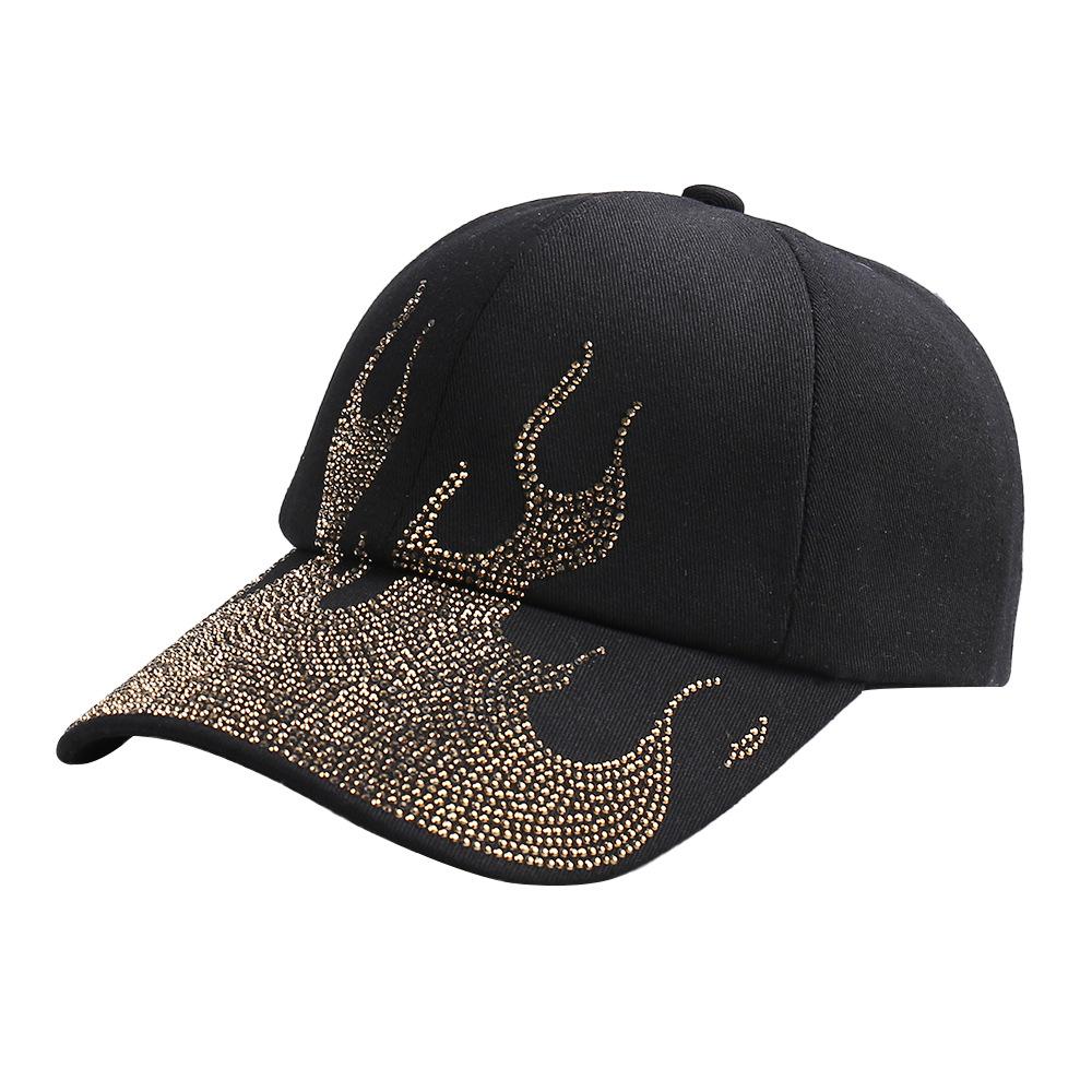 Spring and summer new fashion flame printing design versatile baseball cap outdoor leisure temperament cap