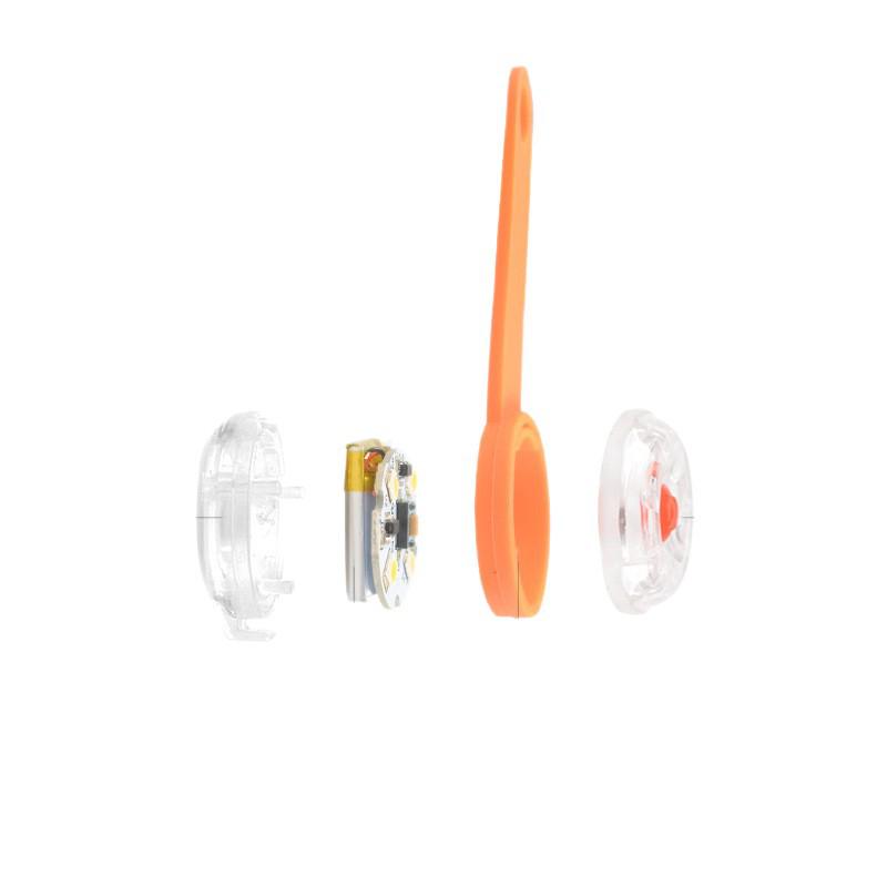 Luminous LED Silicone Dog Pendant: Anti-lost Fluorescent Flashing Charm Tag for Pets