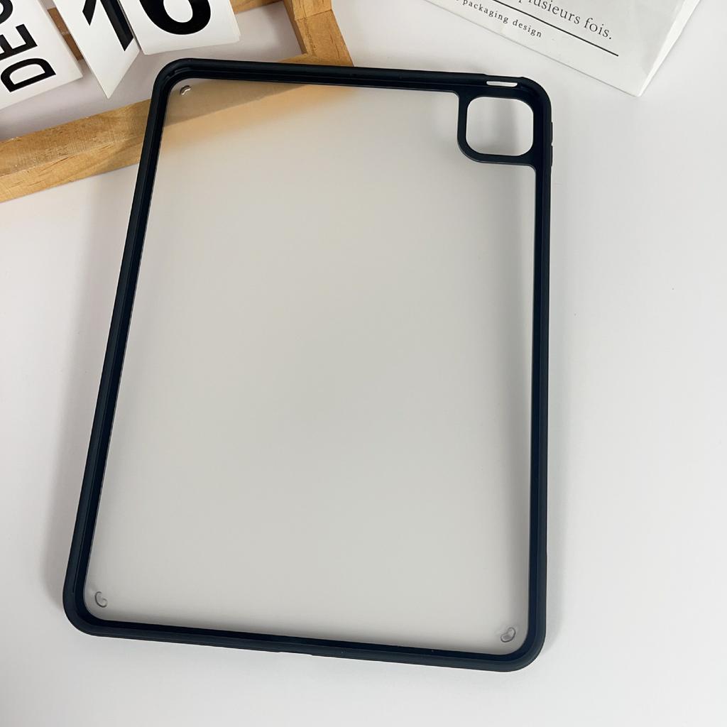 For iPad Pro 11 (2024) Case TPU+Acrylic+PC Matte Shockproof Tablet Cover