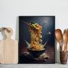 Japanese Food Ramen Noodles Posters and Prints Canvas Printing Modern Wall Art Picture for Cuisine Room Restaurant Decoration