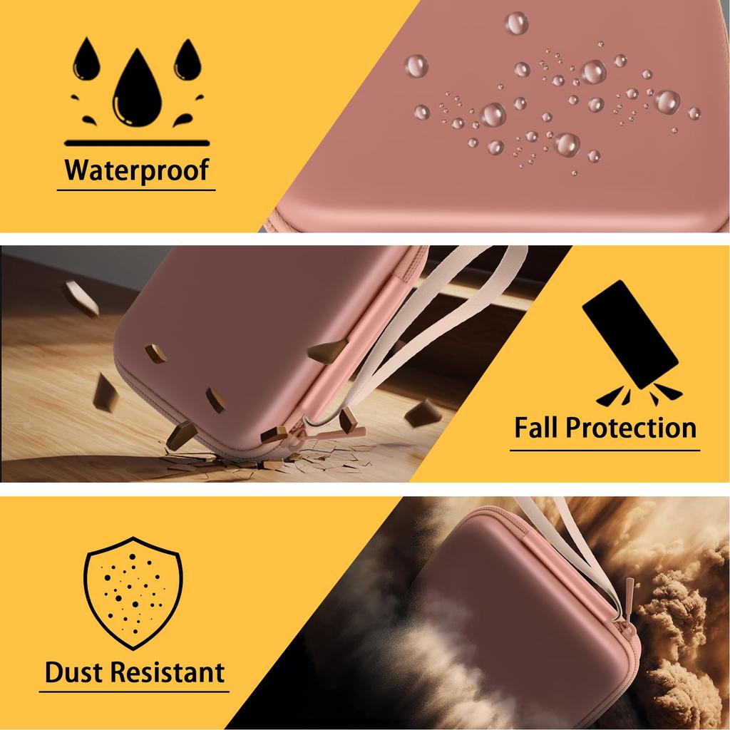 (Case Only) Fujifilm Instax Mini Link3 Smartphone Printer/Photo Printer Case, Pink - co2CREA