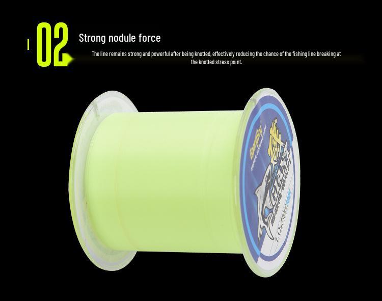 500m Semi-Floating Wear-Resistant Fishing Line for Rock and Sea Fishing