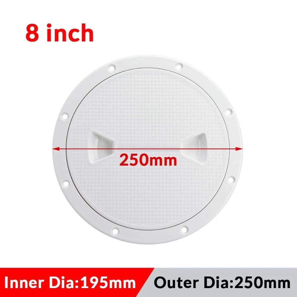 4 6 8 inch Deck Plate ABS Hatch Cover Durable Deck Inspection Access  Boat Yacht Marine Accessories