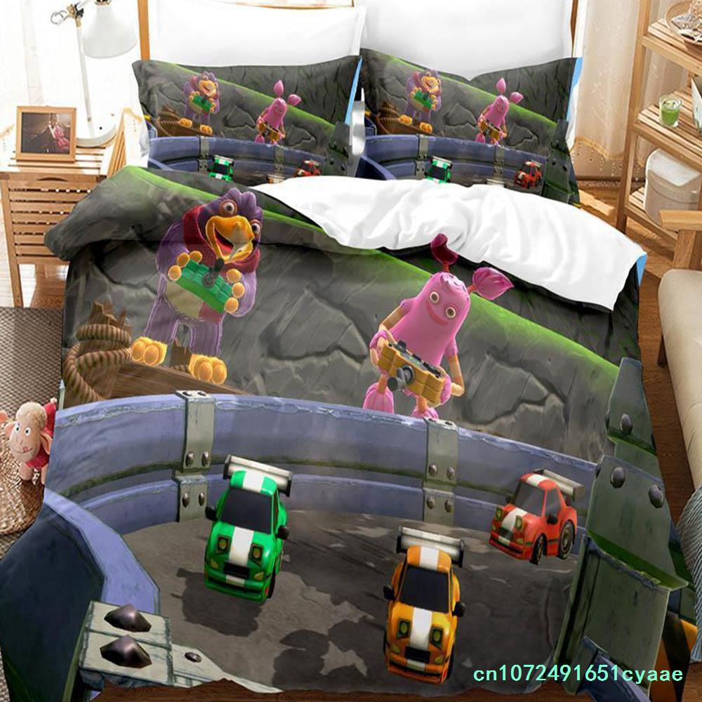 Spiel My Singing Monsters Bettwäsche-Set Einzelbett Twin Full Queen King Size Bettwäsche-Set Erwachsener Kinderzimmer Bettbezug-Sets Heimtextilien