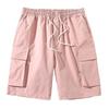 Men's Summer Cargo Shorts Loose Casual Multi-Pocket Drawstring Men's Jogging Cargo Shorts
