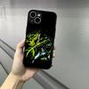 O-Overwatch Telefon Kılıfı iPhone 17 16 15 14 13 12 Pro Max Xr Air Plus için Deri Hissi Siyah Sert Kabuk Kılıf