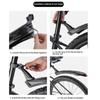 1 Set Fahrrad Schutzbleche Vorne Hinten für Mountainbikes Fahrrad Schutzblech Verstellbar Fahrrad Vorne Hinten Schutzbleche