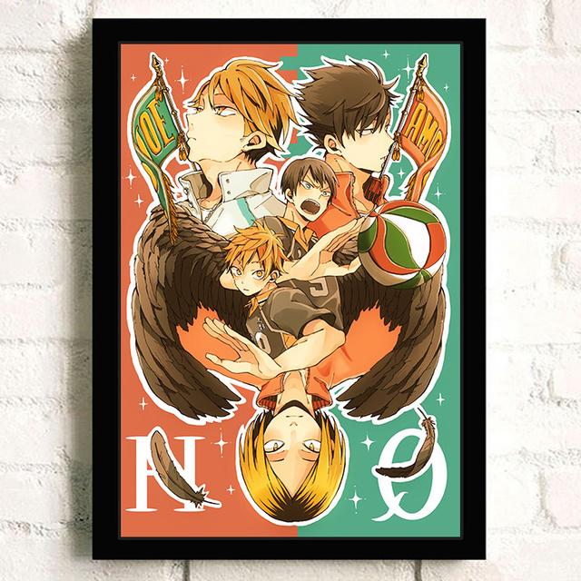 Japanese Sports Cartoon Anime Haikyuu Canvas Painting Posters and Prints Abstract Decorative Home Decor Cuadros