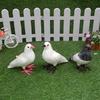 Realistic Pigeon Ornaments: Fake Pigeon Dolls, Wedding Decor, Animal Models, Peace Bird Props