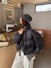 Petite Women's Korean Style White Duck Down Puffer Jacket - Sweet, Fresh, Loose Fit, Thickened for Winter
