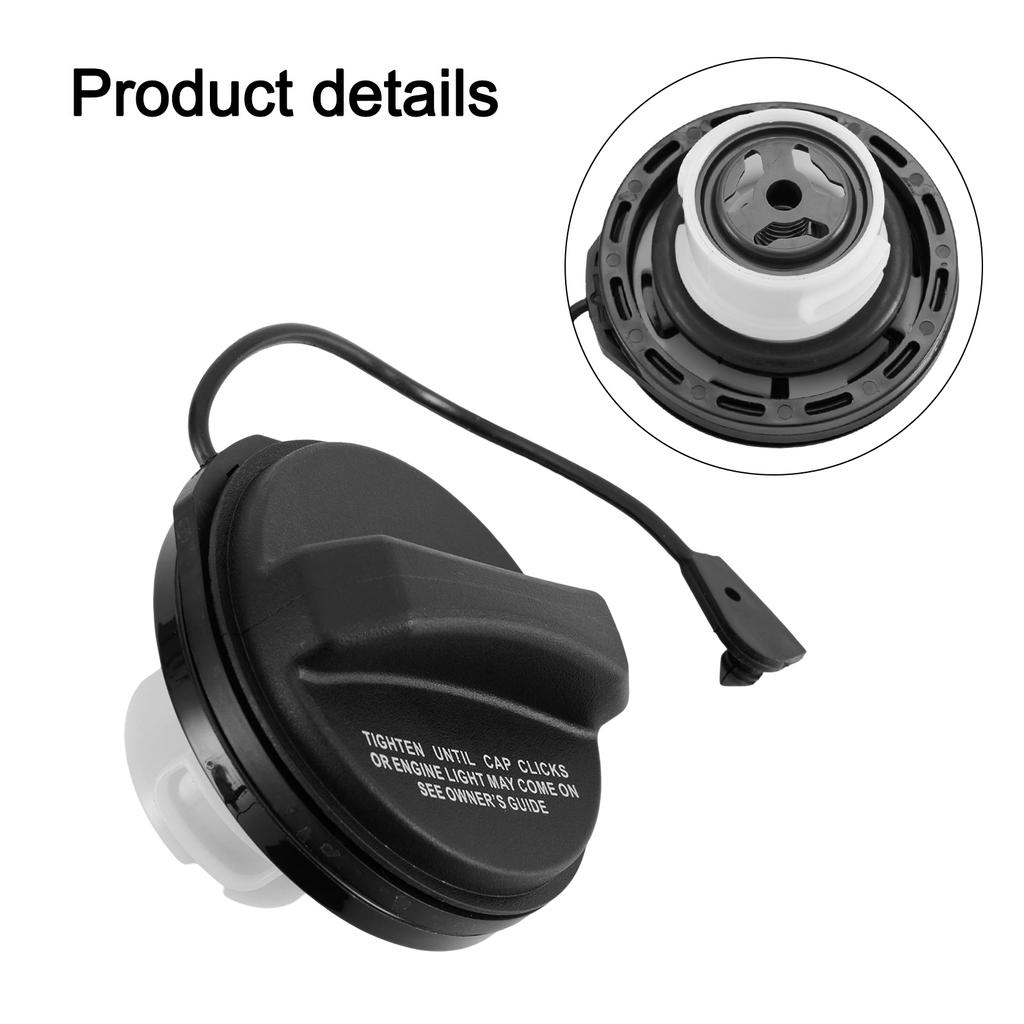 Fuel Cap For Jaguar XE Automotive Part Direct Replacement Cap Fits 2016-2022 Models OE Replacement Plastic Material Single Piece
