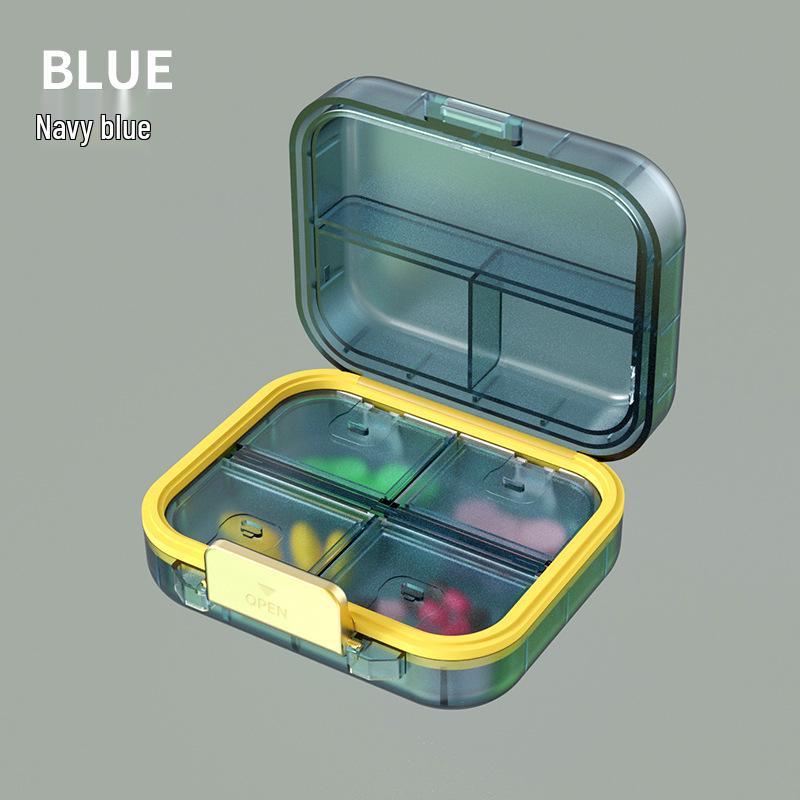 Портативный органайзер для таблеток с 7 отделениями, влагозащищенный