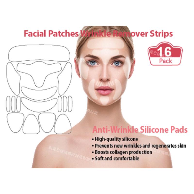 Cross-Border Exclusive Silicone Anti-Wrinkle Patches: 18-Piece, 11-Piece, and 16-Piece Face and Eye Sets