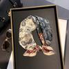High-end Silk Scarf 100% Mulberry Silk Small Square Scarf Spring Decorative Small Neckerchief Fashionable and Versatile Necktie