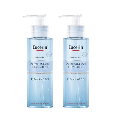 Eucerin DermatoCLEAN Refreshing Cleansing Gel 200ml (2pcs) - Deep Clean, Korean