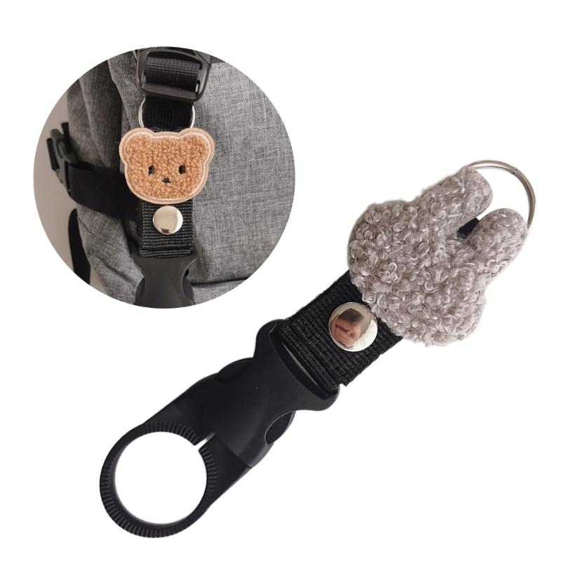Water Bottle Buckle Clip Carabiner Embroidery Bottle Holder Belt Water Bottle Hook for Travel Hiking Water Bottle Clip