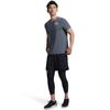 Under Armour HeatGear Comfortable Fashionable Simple Versatile Short Sleeve T-Shirt Men Tops Gray 6000939-025