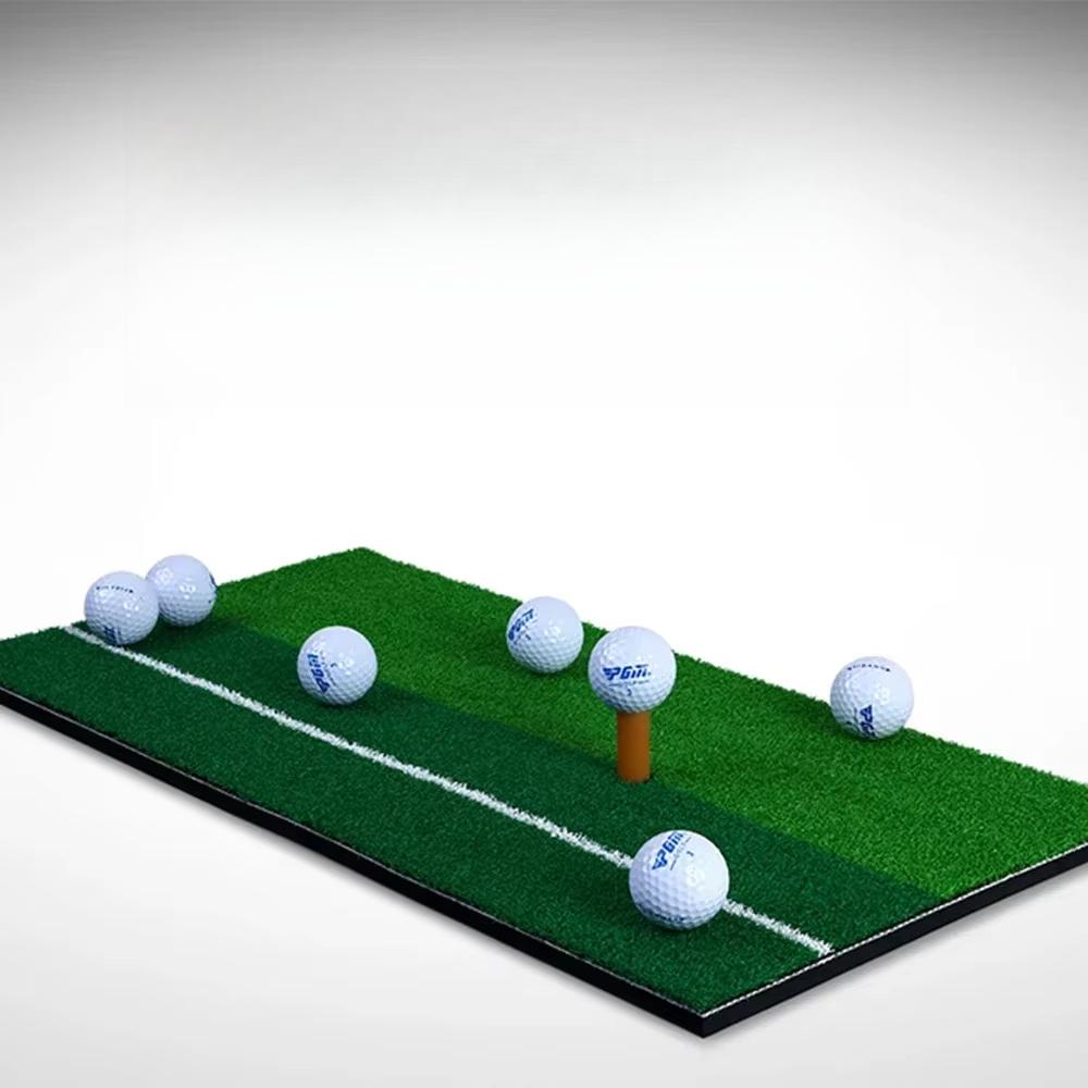 PGM Golf Hitting Mats, Golf Grass Mats, Swing Shots and Chipping Artificial Turf, Golf Training Aids, Hitting Mats + Tees