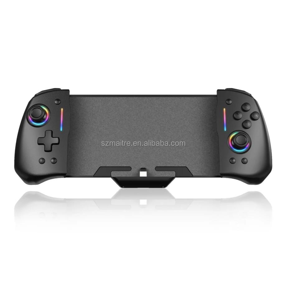 YS45 Game Gamepad Six Axis Joystick Touch Button Switch Wireless BT RGB Color Light Retro Video Handheld Games Controller