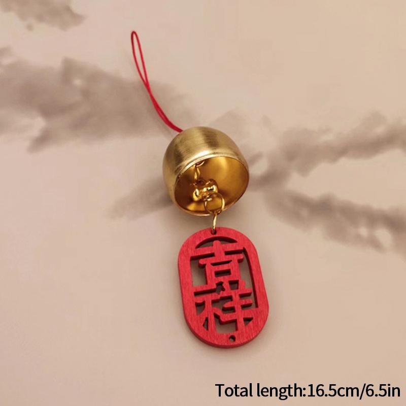 Mini Brass Wind Chimes Outdoor Door Bell Door Window Wall Hanging Bell Japanese Room Decoration Pendant Garden Decor Outdoor