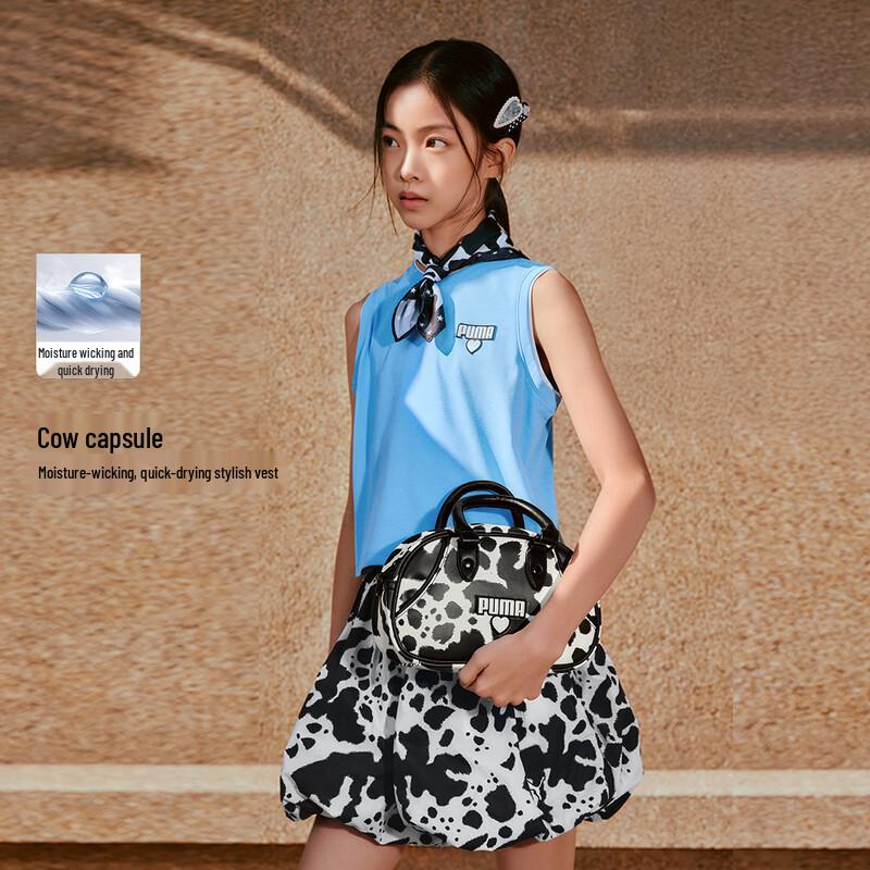 PUMA Girls 2026 Spring Contrast Color Vest 165cm