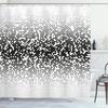 Gothic Cathedral Stained Glass Shower Curtain Medieval Art Decor Linen180X180