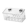 Clear Suction Cup Sponge Holder Kitchen Sink Drain Rack Storage Organizers