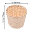 Pastoral Style Fabric Storage Basket Stackable Foldable Underwear Debris Organizing Frame Washable Picnic Basket Storing Toys