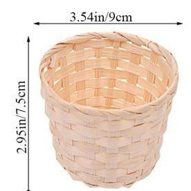 Pastoral Style Fabric Storage Basket Stackable Foldable Underwear Debris Organizing Frame Washable Picnic Basket Storing Toys