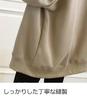 Long Loose Solid Plus Sizes [JHIJSC] Women's Fall/Winter Hoodie, Sleeve, Fleece-Lined, Fit, Zip-Up, Color, Cute, Stylish, (JP, Alphabet, XL, Beige)