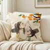 Manhwa Alpha Trauma Omega Complex Customizable Square Cushion Cover Double Sided Print Pillow Case
