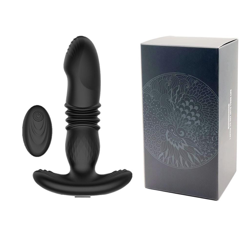 2nd Gen Electric Remote Prostate Massager for Men - Vibrating Anal Plug Adult Toy
