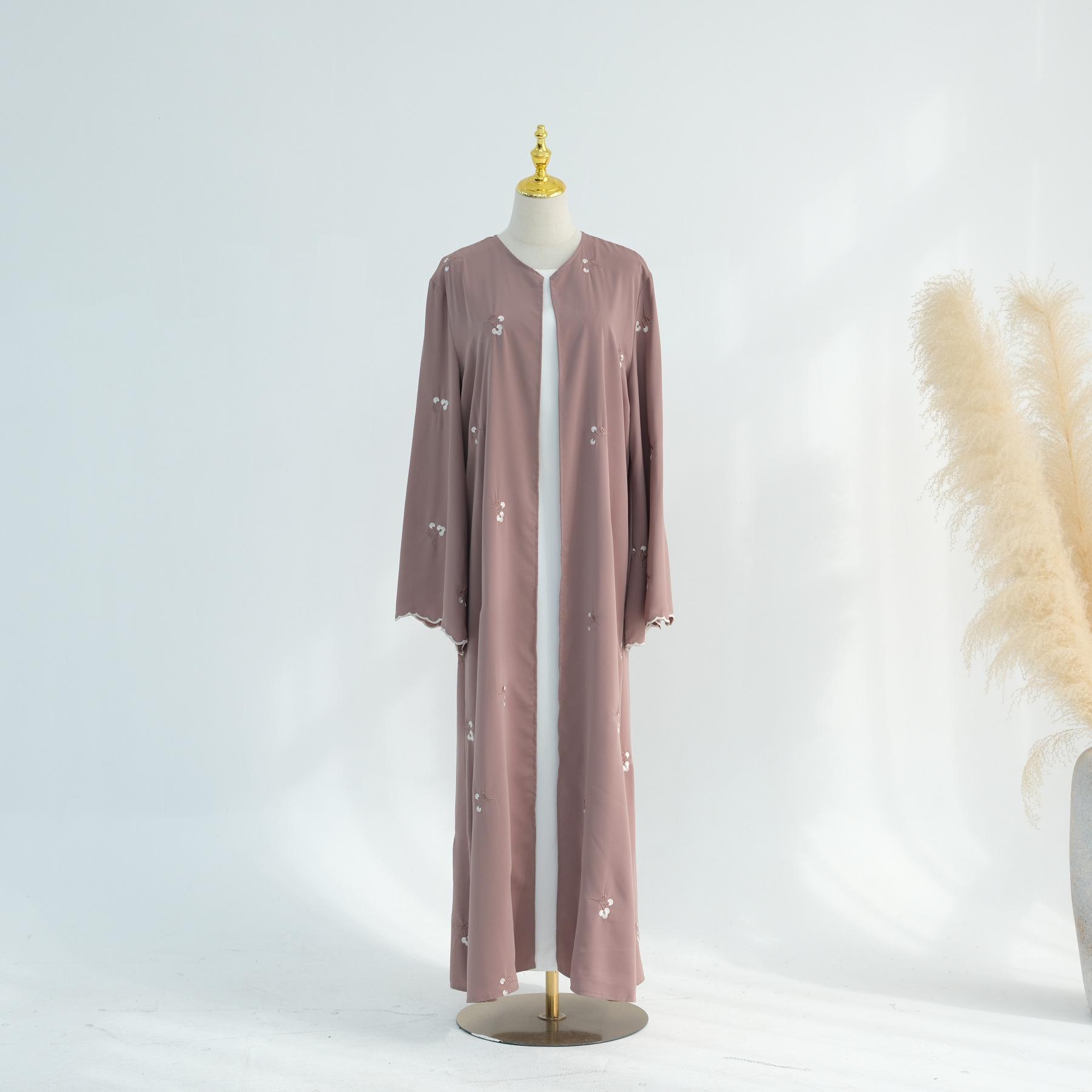 2025 Лория Европа Америка Дубай Мода Цветочная Вышивка Кардиган LR1120 L