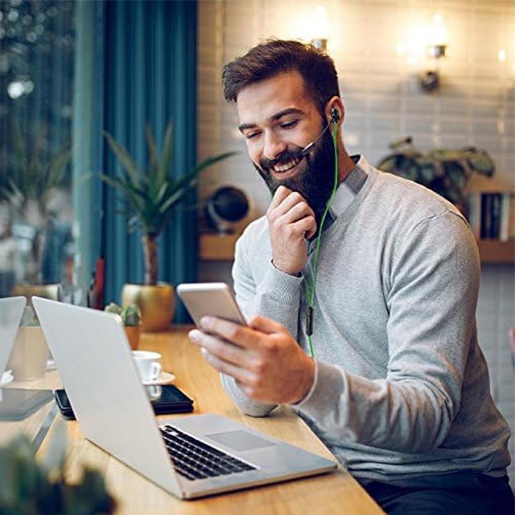 Wired Gaming Earphones with Mic Gaming Headset with Remote for PS4 [Detachable Microphone] 3.5mm Microphone, Wired, Control, Gaming, PC, Computer,