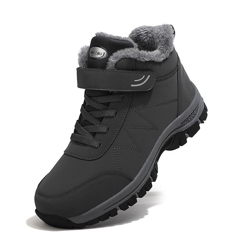 Elderly Shoes, Women's Shoes Winter Velvet Cotton Shoes for Warmth Middle-aged and Elderly Mothers Casual Walking Shoes Thick Snow Boots