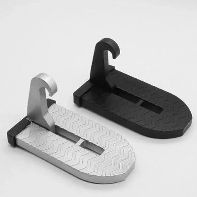 1pc Pédale de pied de voiture Aluminium Pédale de porte Universelle Mini Pédale auxiliaire Pédale de toit supérieure Pédale Pédale Accessoires de voiture
