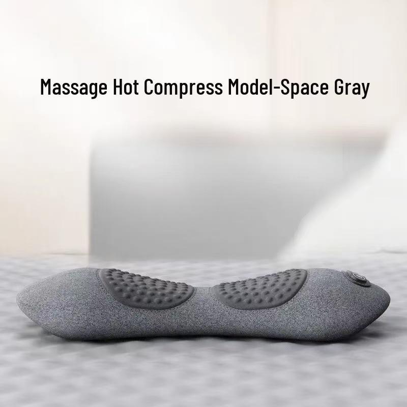 

Heated Lumbar Support Pillow - Lumbar Cushion for Bed with Massage Function 59x23x8 cm