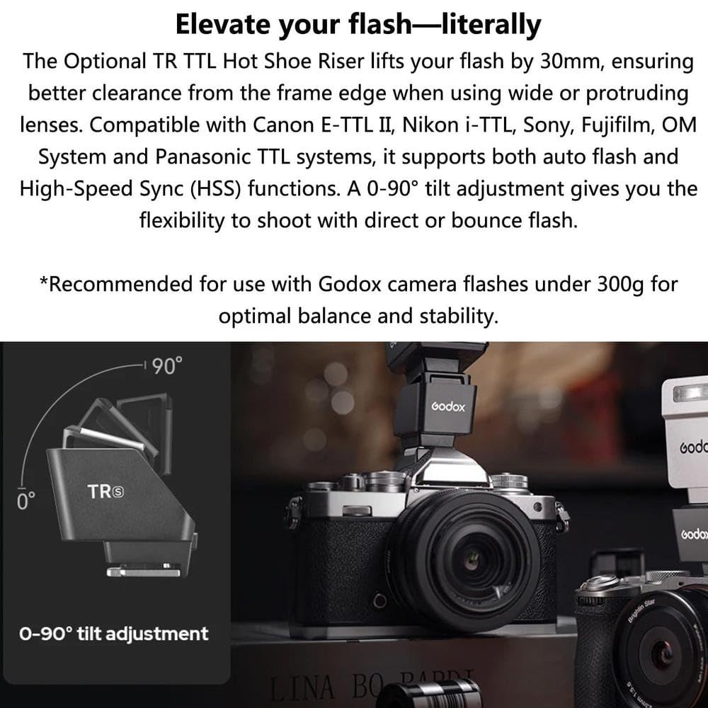 Godox IT20N Camera Flash for 45g Ultra Magnetic Second Recycle Precise Power Control Nikon, Compact, One-Touch M/TTL, Accessory, 700+ Flashes, 1.5 &