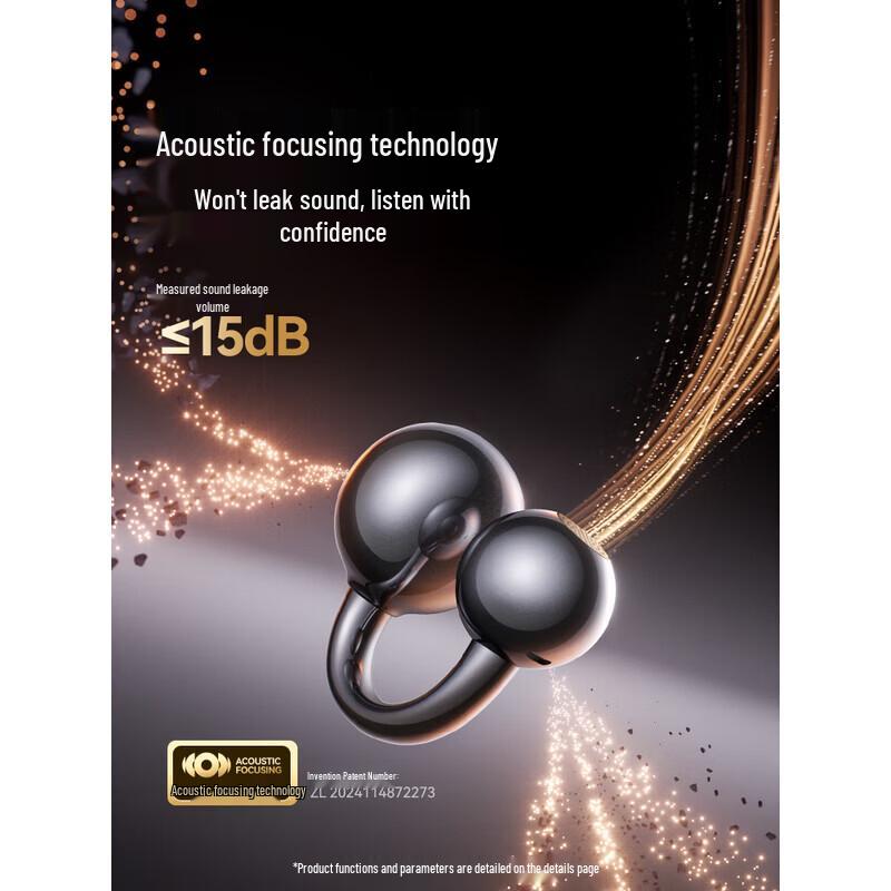 SANAG S7S AI Bone Conduction Ear-Clip Bluetooth Headphones