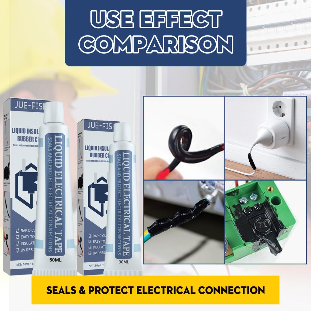 30/50ML Liquid Insulation Tape, Used For Fireproof Thermal Tape Of Wires And Cables, Waterproof, UV Resistant