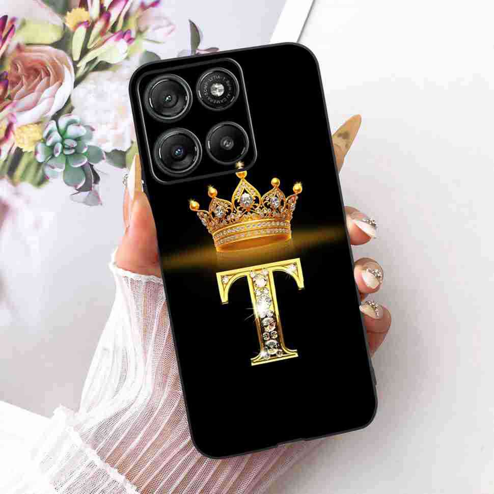 For Motorola Moto G67 Power Case Couple 26 Letters Cover Soft Silicone Phone Cases For Moto G 67 G67 Power Bumper