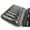 9PC Punching Leather Hole Punch Round Steel Leather Craft Hollow Hole Punch for Metal Gaskets