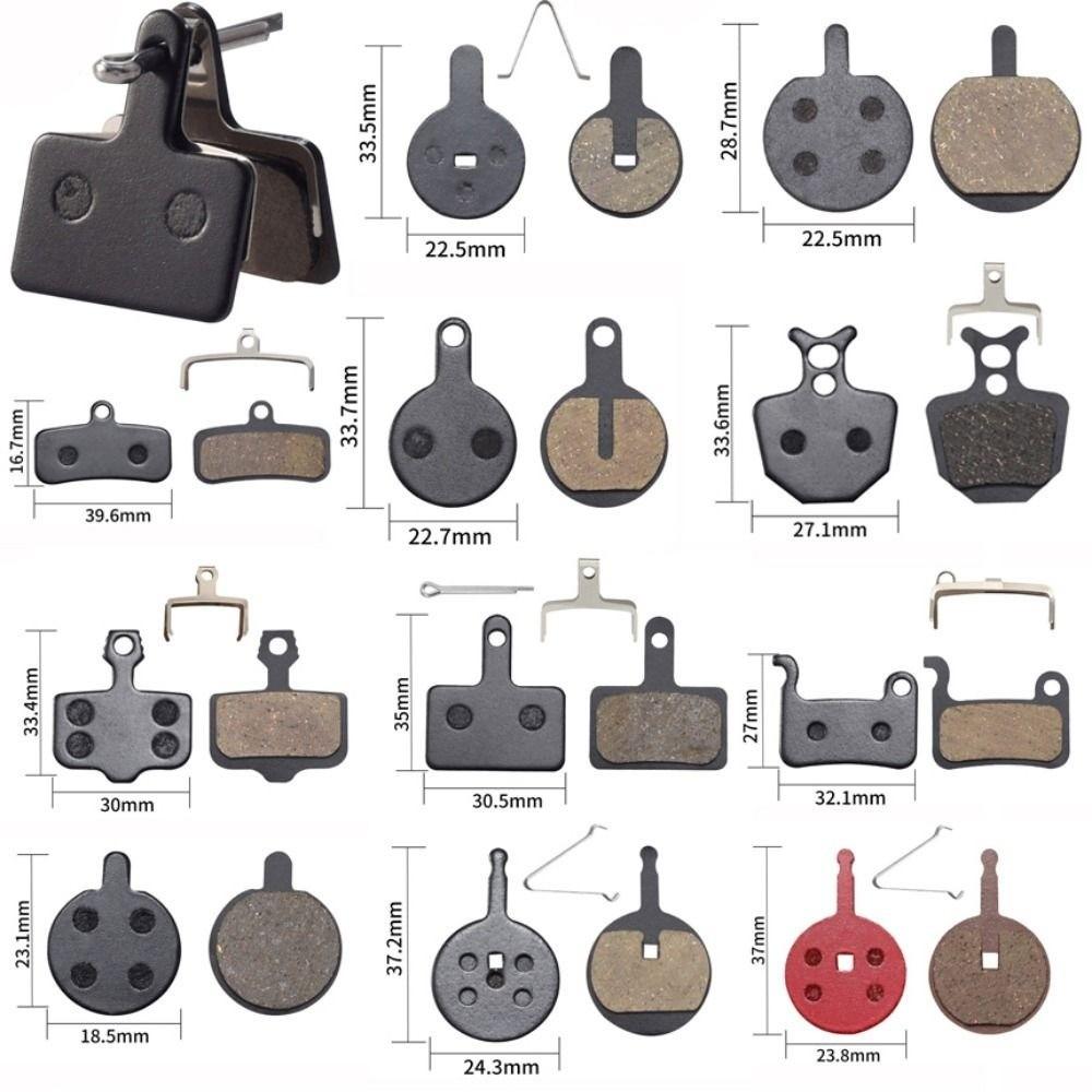 Multi-style Bike Brake Pads Pair Universal Riding Accessories for MTB Mountain Bicycle