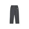 MLB SS24 New York Yankees Gesticktes Logo Lockere Gerade Jeans Damenjeans Schwarz 3FDPB0341-50BKS