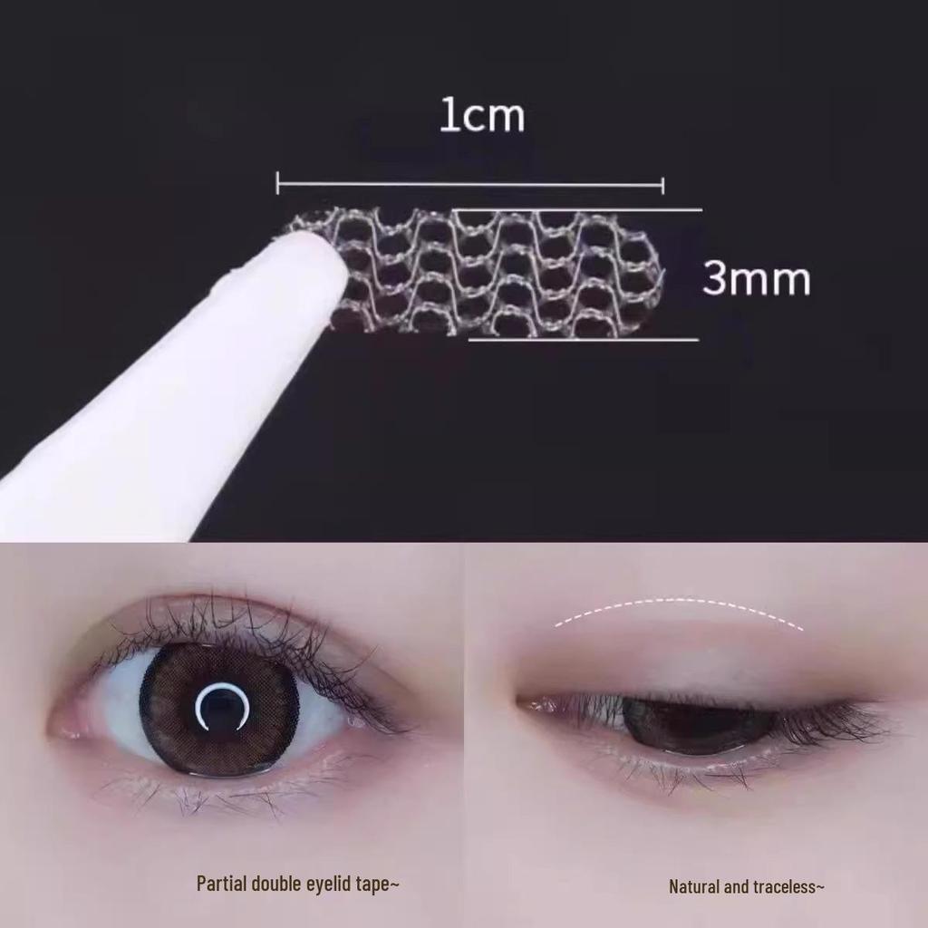 Unsichtbares Spitzen-Lidband für Damen: Atmungsaktiv, Spurlos und Wasseraktiviert für geschwollene oder innere Doppellider